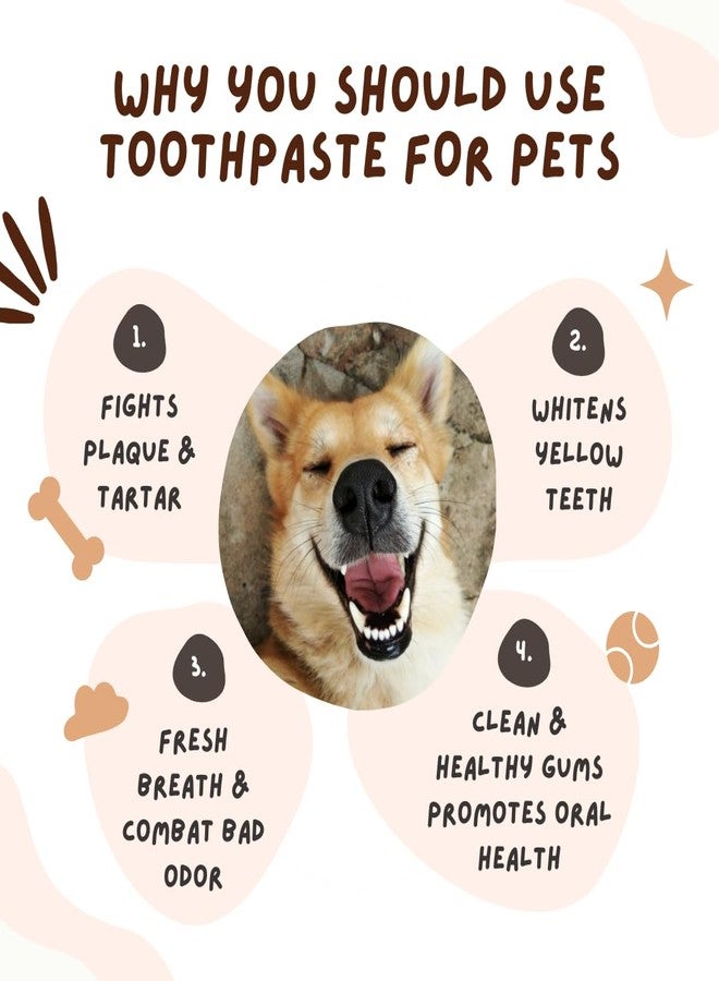 Coco Crush Toothpaste for Pets with Coconut Oil | Edible Mixed Berries Flavor | Fights Plaque, Tartar & Freshens Breath |100% Natural & Safe for Dogs & Cats (50ML) - Image 3